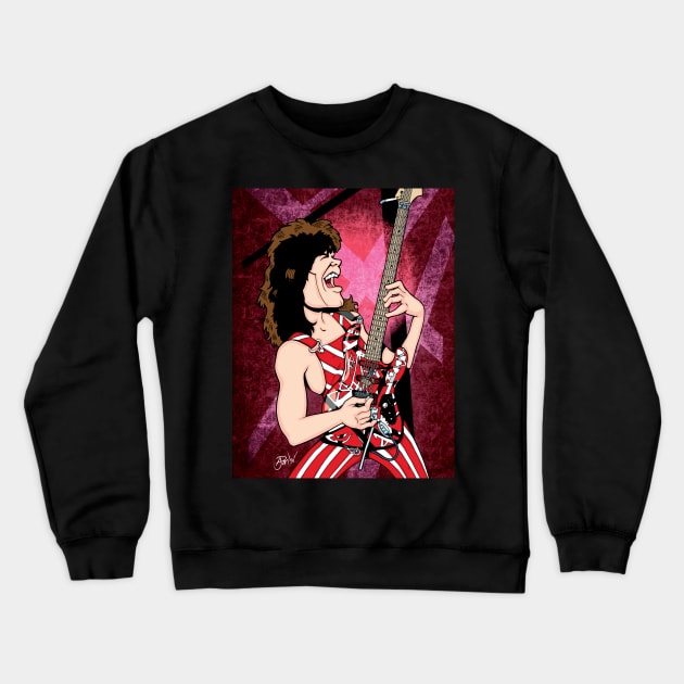 Eddie Van Halen Crewneck Sweatshirt by Parisi Studios